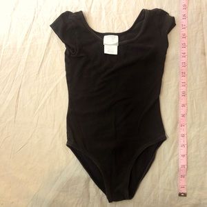 Basic black leotard